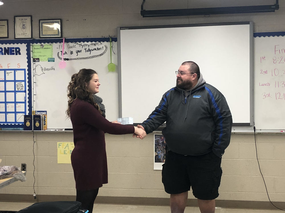 WWHP Presents Check to BR FFA