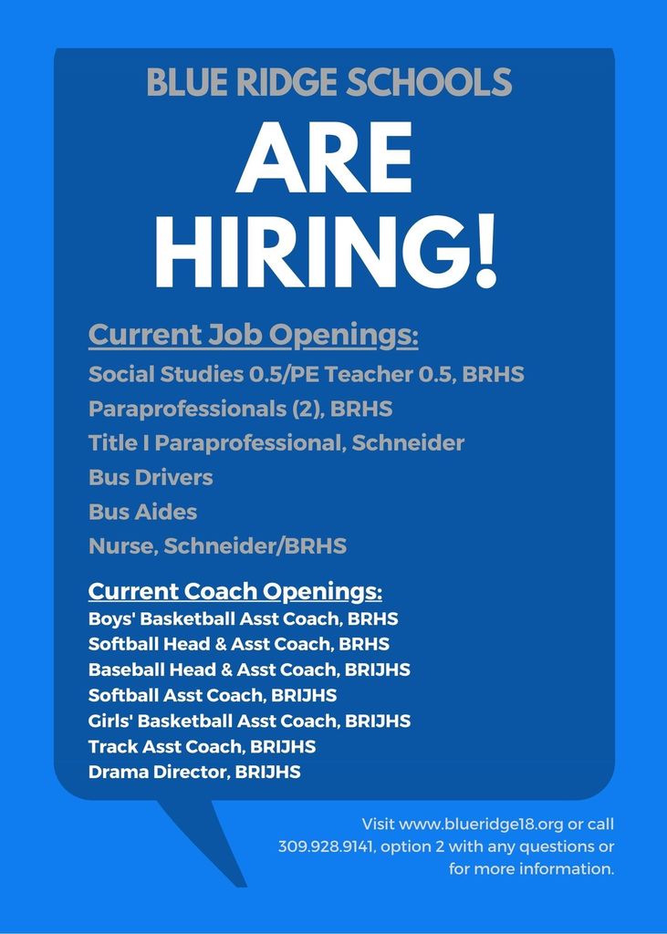 We Are Hiring!!!